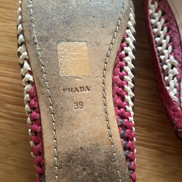Prada handwoven ballet flats size 39 - Picture 4 of 5